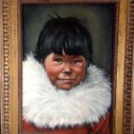 Two Paintings: An Eskimo Girl & Boy